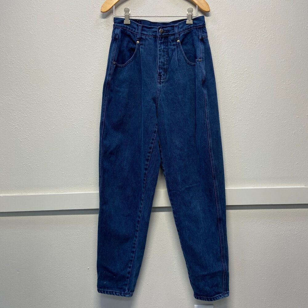 Vtg 80s Brittania Women's Sz 6 High Waisted Denim Blue Jeans